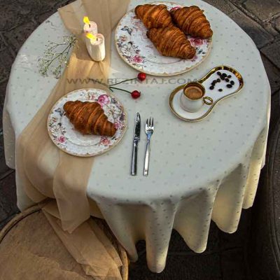 رومیزی ژاگارد 8نفره مستطیل