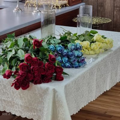رومیزی ژاگارد 8نفره مستطیل